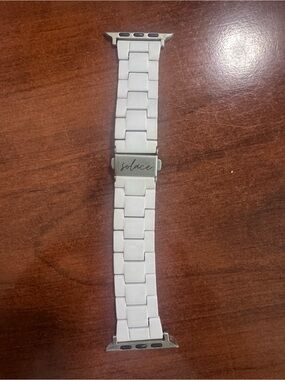 White Solace Apple Watch Band